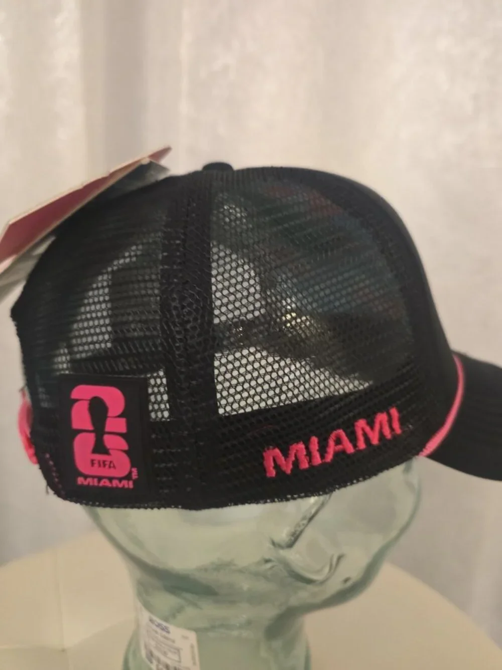 2026 FIFA World Cup Trucker Cord We Are 26 Miami Black Pink Snapback Hat Cap NEW